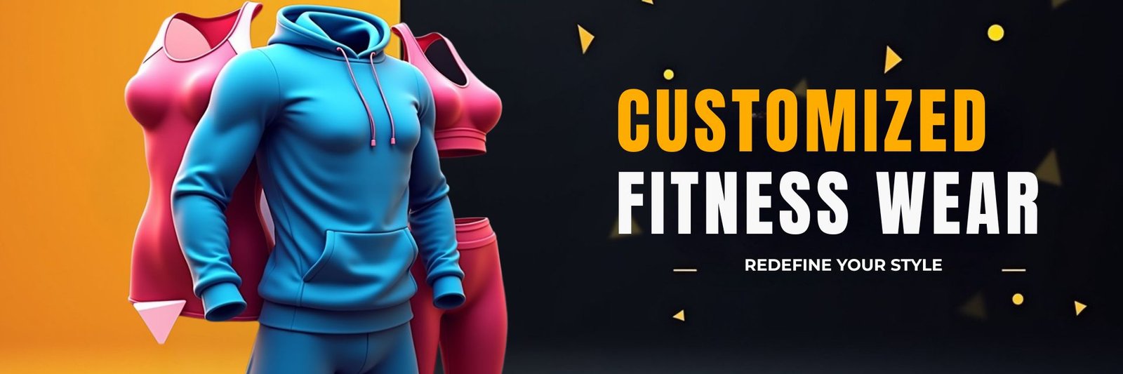 CUSTOMIZED FITNESS WEAR BANNER
